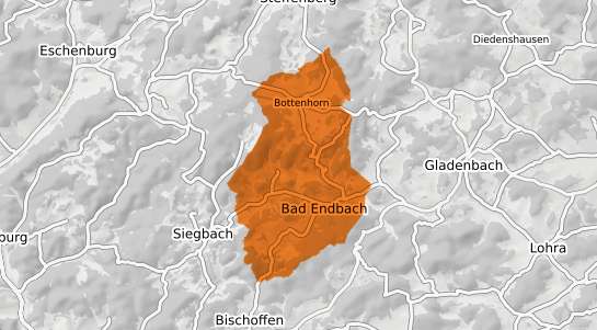 Mietspiegelkarte Bad Endbach